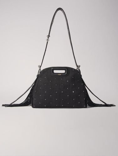 Sac Miss M Mini En Denim À Strass - Maje - Modalova