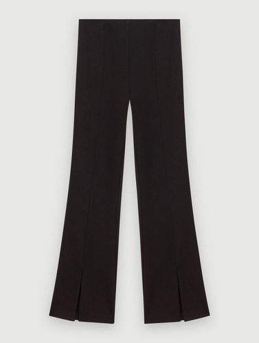 Pantalon Fendu - Noir - Maje - Maje - Modalova