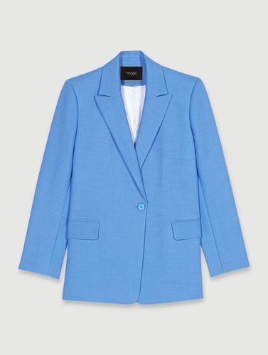 Veste De Tailleur - Bleu - Maje - Maje - Modalova