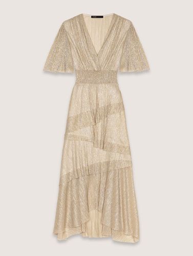 Robe À Volants Métallisée - Maje - Modalova