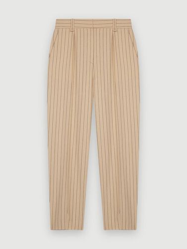 Pantalon Ajusté À Rayures - Beige - Maje - Modalova