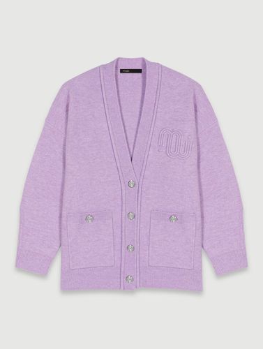 Cardigan Long - Violet - Maje - Maje - Modalova