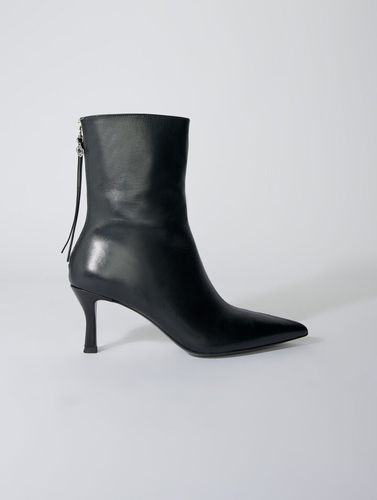 Bottines À Bout Pointu - Noir - Maje - Modalova