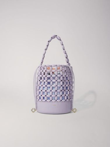 Sac Seau Orné De Perles - Violet - Maje - Modalova