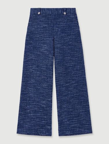 Pantalon Large En Tweed - Maje - Modalova