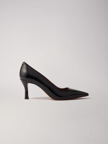 Escarpins Pointus En Cuir - Noir - Maje - Modalova