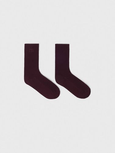Chaussettes Logo - Rouge - Maje - Maje - Modalova