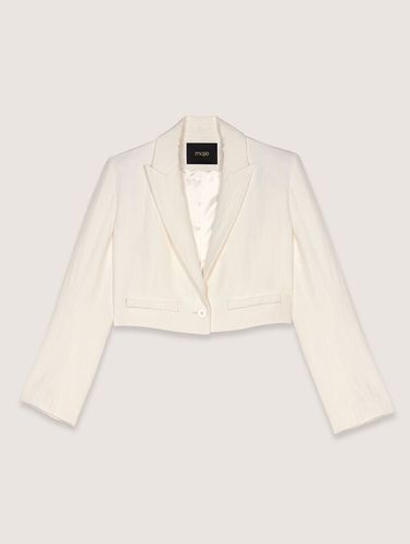 Veste De Tailleur Courte - Blanc - Maje - Modalova