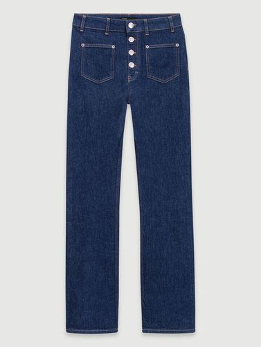 Jean Denim À Poches - Bleu - Maje - Maje - Modalova