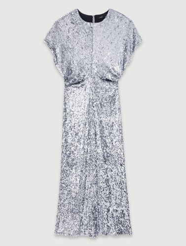 Robe Longue En Sequins - Maje - Modalova