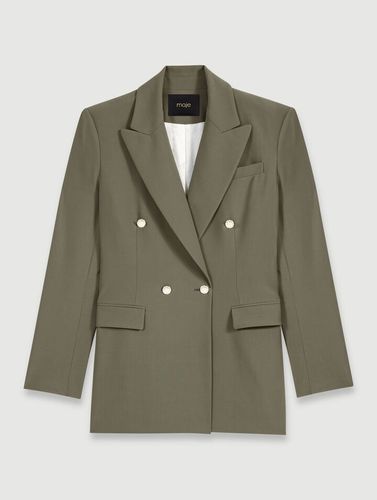 Veste De Tailleur Cintrée - Vert - Maje - Modalova