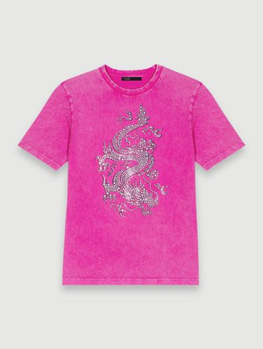 Tee-shirt À Strass - Rose - Maje - Maje - Modalova