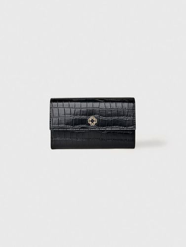 Pochette En Cuir Embossé À Chaîne - Maje - Modalova