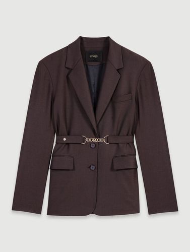 Veste De Tailleur À Ceinture - Tenue de fête - Maje - Modalova