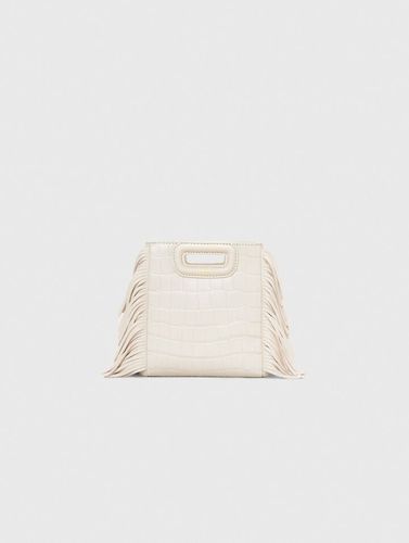 Sac M Mini En Cuir Effet Croco - Maje - Modalova