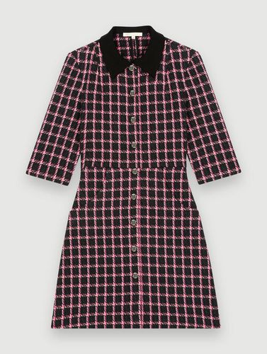 Robe Polo En Tweed - Rose - Maje - Maje - Modalova