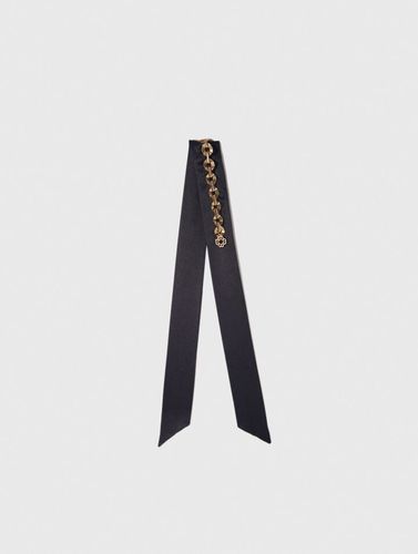 Twill Avec Chaine - Noir - Maje - Maje - Modalova