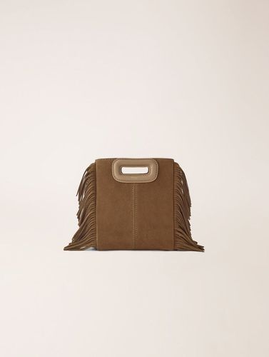 Sac M Mini En Cuir Suède - Marron - Maje - Modalova