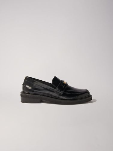 Mocassins En Cuir - Noir - Maje - Maje - Modalova