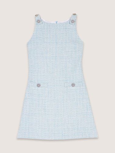 Robe Courte En Tweed - Bleu - Maje - Maje - Modalova