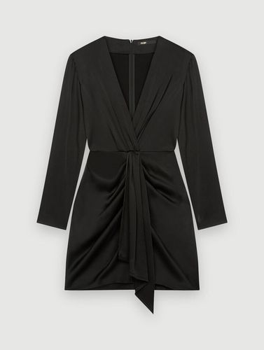 Robe En Satin Nouée À L'Avant - Sélection Cérémonie - Maje - Modalova