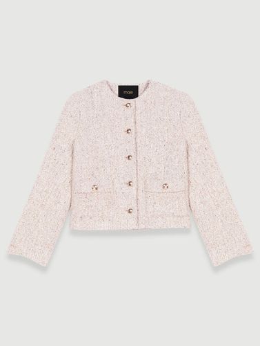 Veste Courte Droite - Beige - Maje - Maje - Modalova