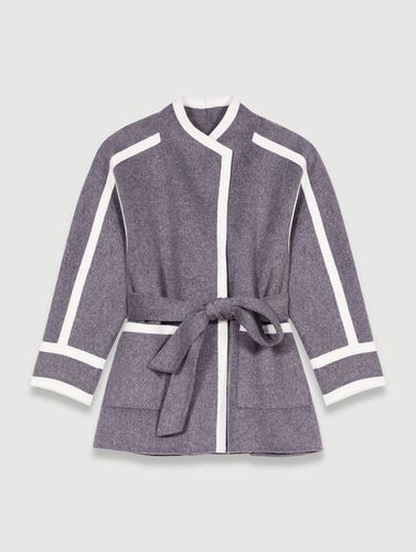 Manteau Court Bicolore - Maje - Modalova