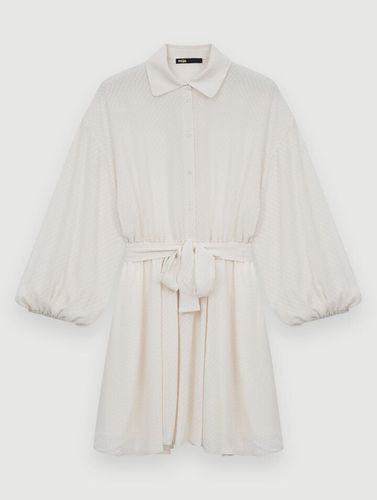 Robe Chemise Fluide Et Ample - Blanc - Maje - Modalova