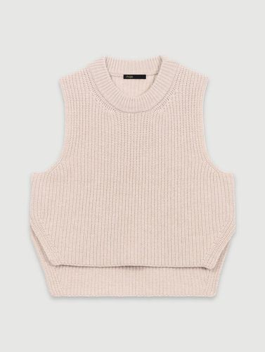 Pull En Laine Sans Manche - Maje - Modalova