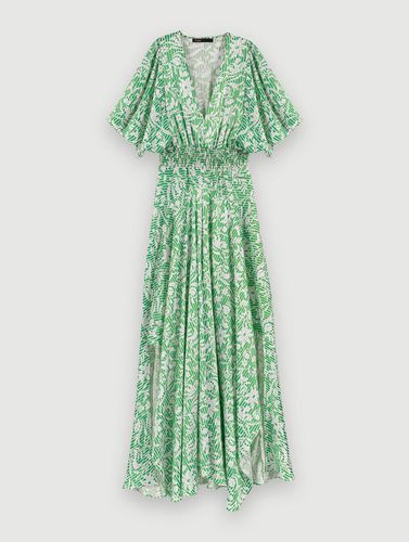 Robe Longue Asymétrique - Vert - Maje - Modalova