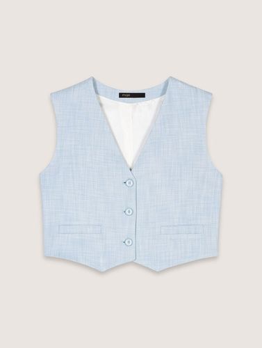 Veston De Tailleur - Bleu - Maje - Maje - Modalova