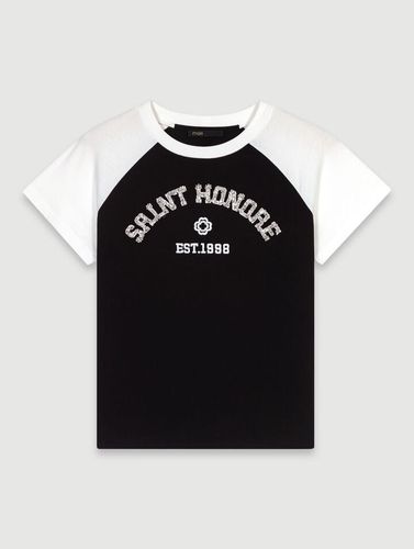 Tee-shirt "saint-honoré" À Strass - Noir - Maje - Modalova