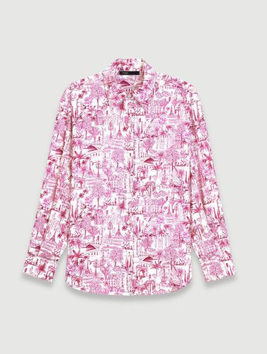 Chemise Oversize - Rose - Maje - Maje - Modalova