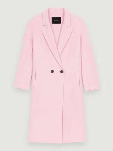 Manteau En Laine Rose - Maje - Maje - Modalova