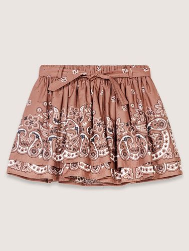 Mini-jupe Imprimée À Strass - Maje - Modalova