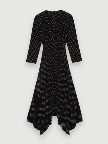 Robe Longue Cintrée - Noir - Maje - Maje - Modalova