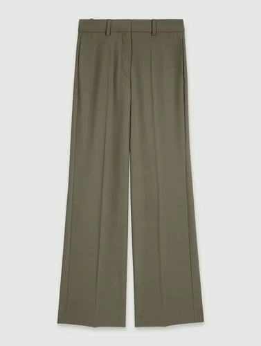 Pantalon De Tailleur Droit - Vert - Maje - Modalova