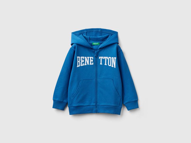 Benetton, Felpa Leggera Con Zip, taglia 104, Blu, Bambini - United Colors of Benetton - Modalova