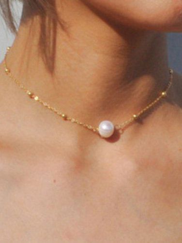 Colliers Collier de Clavicule Orn de Perle Fantaisie - Dresslily FR - Modalova
