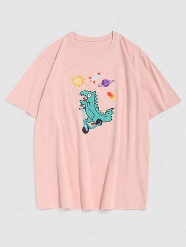 T-shirt Graphique Motif de Dinosaure Dessin Animé - ZAFUL - Modalova