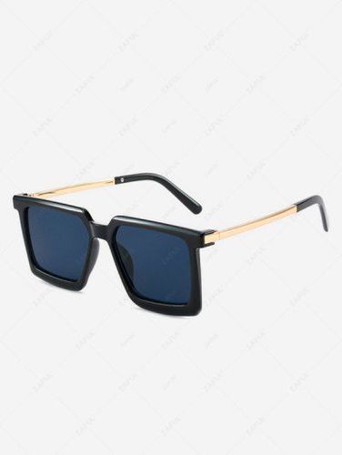 Metal Glasses Temple Square Sunglasses - Zaful - Modalova