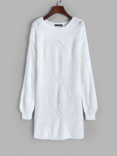Mini Robe Pull Ajoure Dtaille M - Zaful FR - Modalova
