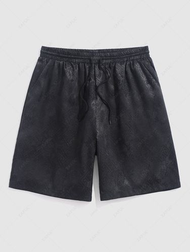 ZAFUL Short Soyeux en Jacquard Imprim Rosess S - Zaful FR - Modalova