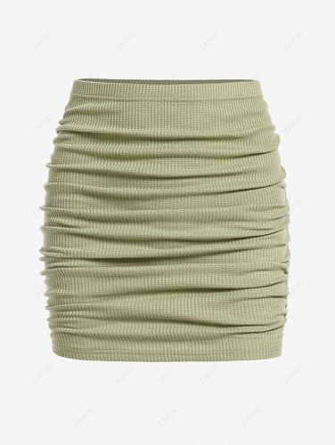 ZAFUL Jupes ZAFUL Mini Jupe Moulante de Soire Sexy Plisse Tricot S - Zaful FR - Modalova