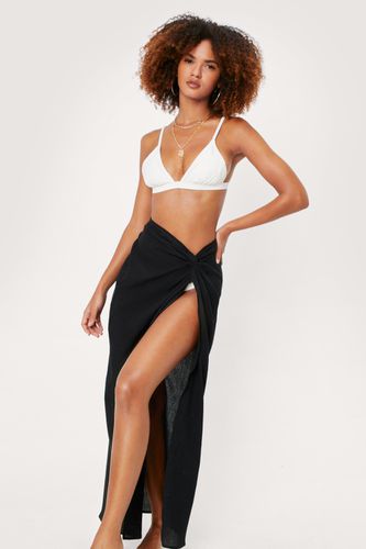 Jupe De Plage Texturée À Détails Noués - 36 - Nasty Gal - Modalova