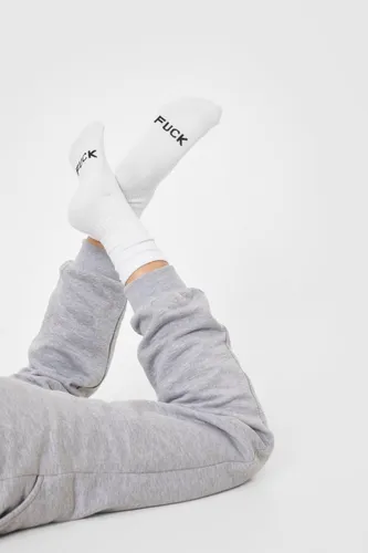 Chaussettes De Sport Fuck - One Size - Nasty Gal - Modalova