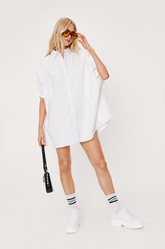 Dressing Gown Chemise Oversize À Manches Chauve-Souris - 34 - Nasty Gal - Modalova