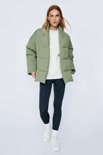 Veste Oversize À Manches Longues Et Ceinture Rembourrée - - 32 - Nasty Gal - Modalova