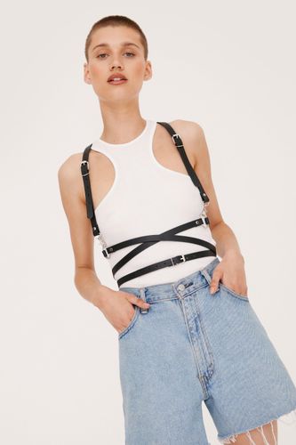 Harnais En Simili À Brides Et Anneaux Multiples - One Size - Nasty Gal - Modalova