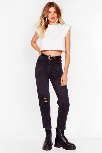 Jean Mom Déchiré Ta Maman Déchires - S - Nasty Gal - Modalova